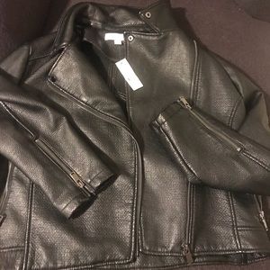 New York & Company Motorcycle Leather Jacket